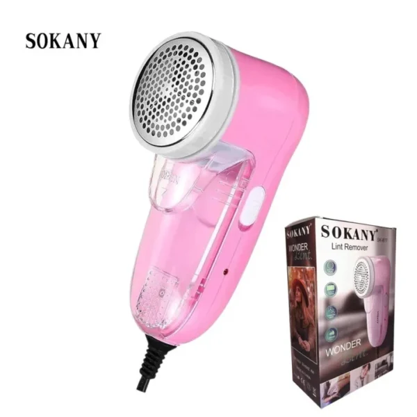 Household Fabric Lint Remover Electric Sokany SK 877 (Premium Quality with Extra Blades) - Image 6